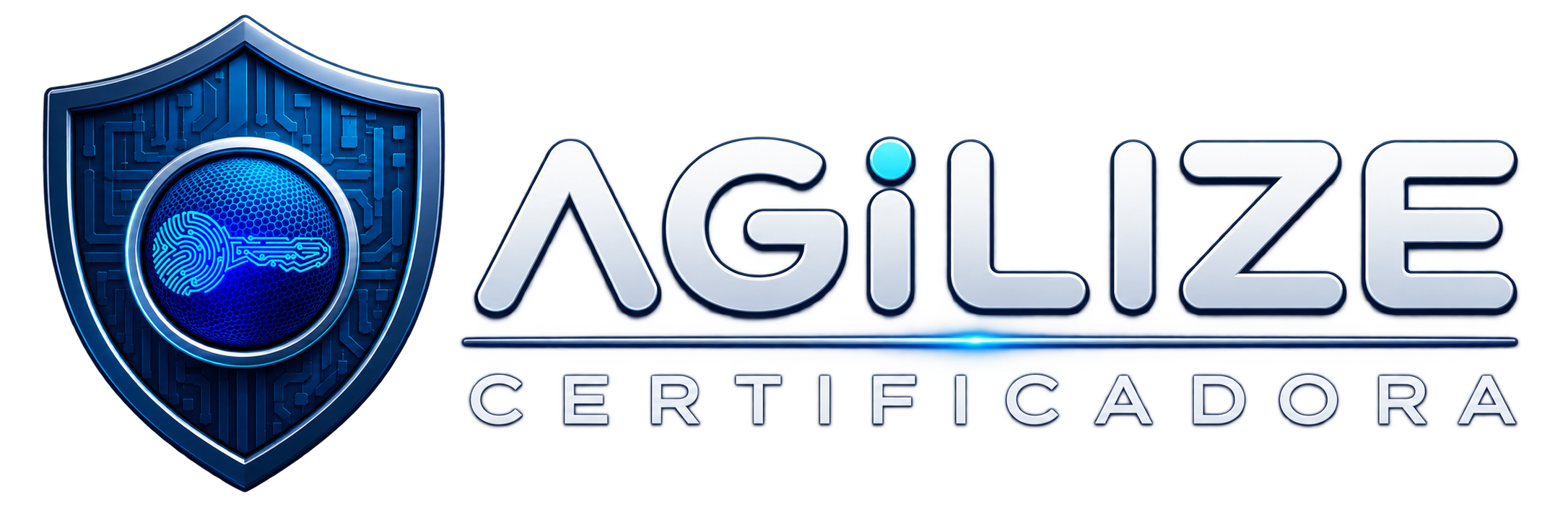 Agilize Certificadora — escudo com chave digital
